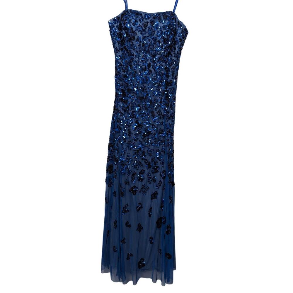 Cache Women's Navy Strapless Formal Dress Size 6